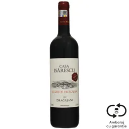 Vin rosu sec Negru de Dragasani 0.75L