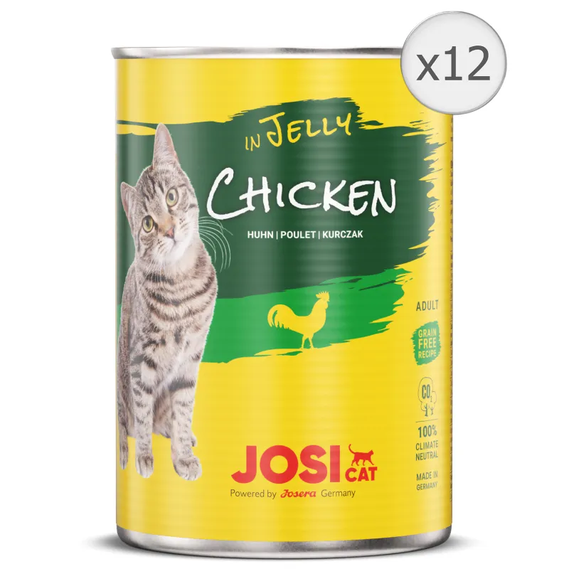 Hrana umeda pentru pisici Josera JosiCat, Pui in aspic, 12 x 400g