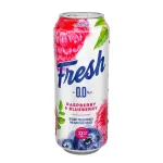 Bere blonda fara alcool cu aroma de zmeura si afine Fresh, 0.5 l