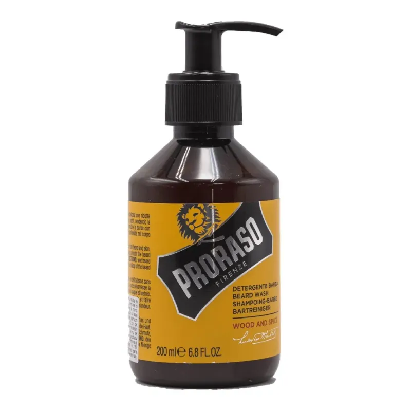 Sampon pentru barba Wood Spice, 200 ml