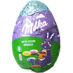 Ou de ciocolata cu lapte cu drajeuri de ciocolata 50g
