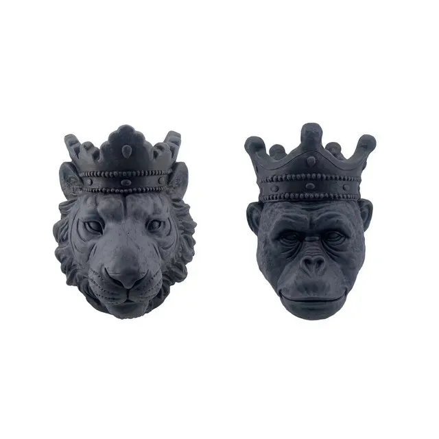 Ghiveci decorativ cap de animal Garden Star, H36.5/38 cm, modele asortate