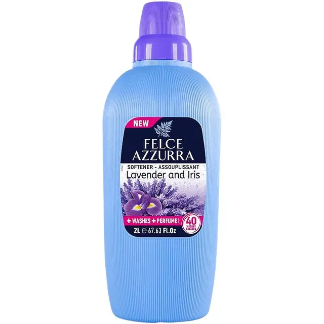Balsam de rufe Felce Azzurra Softener Lavender & Iris, 40 spalari, 2 l