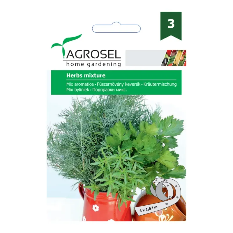 Seminte Mix aromatice (Cimbru, Marar, Telina)