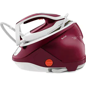 Statie de calcat TEFAL Pro Express Protect GV9220E0, 2600W, 540g/min, 1.8l, talpa Durilium AirGlide, alb-rosu