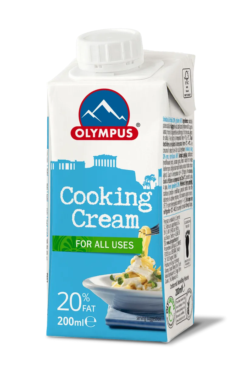 Smantana de gatit Olympus, 20% grasime, 200 ml