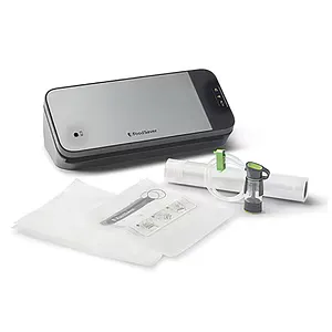 Aparat de vidat FOODSAVER VS2190X-01, 110W, argintiu-negru
