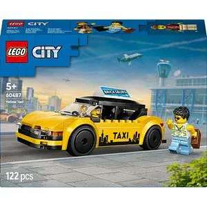 LEGO City: Taxi galben 60487, 5 ani+, 122 piese