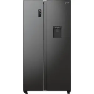Side by Side GORENJE NRR9185EABXLWD, No Frost Plus, 547 l, H 178.6 cm, Clasa E, Dozator apa, dark inox