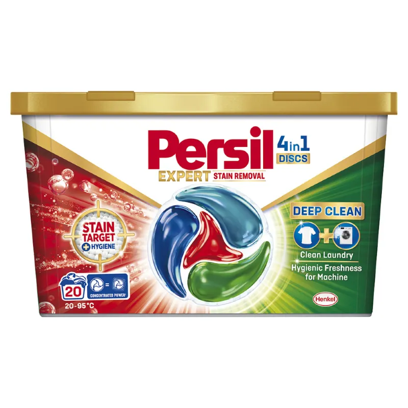 Detergent automat capsule Persil 4in1 discs Expert Stain Removal, 20 spalari