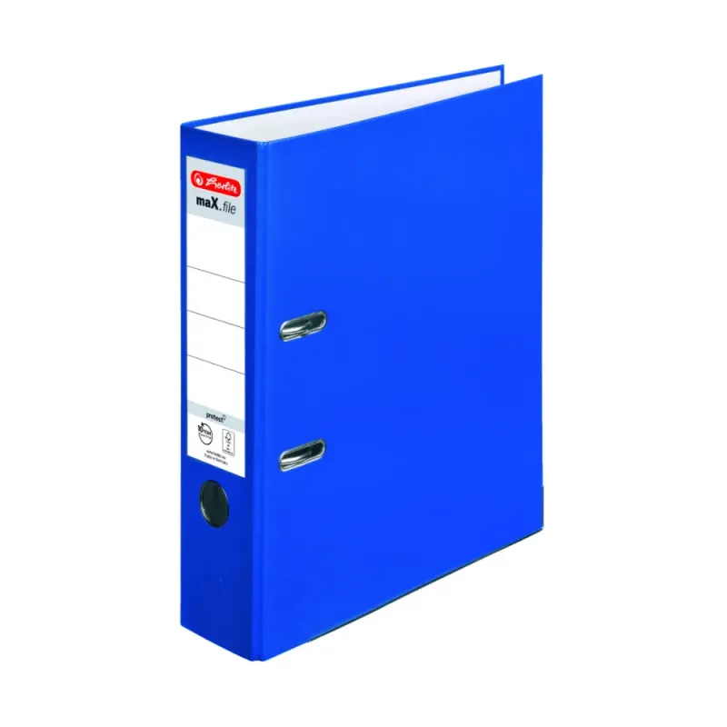Biblioraft A4 PP Herlitz, diverse culori, 8 cm