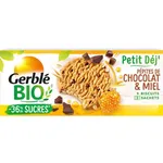 Biscuiti bio cu ciocolata si miere 132g