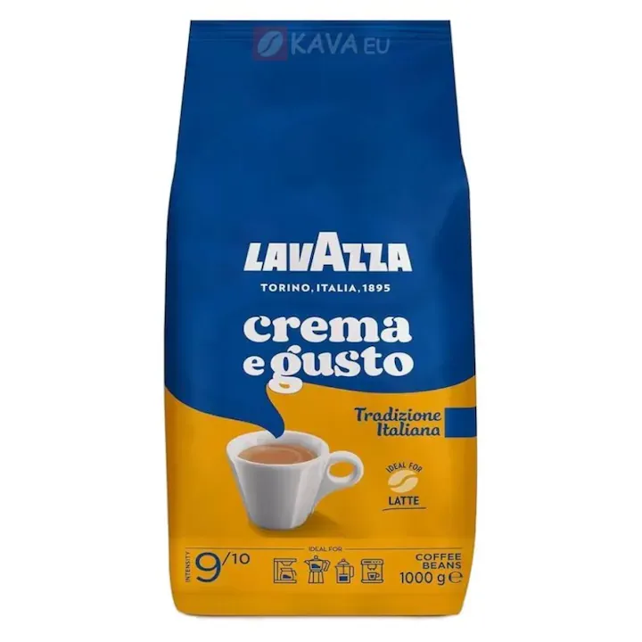 Cafea boabe Lavazza Crema e Gusto Tradizione, 1 kg