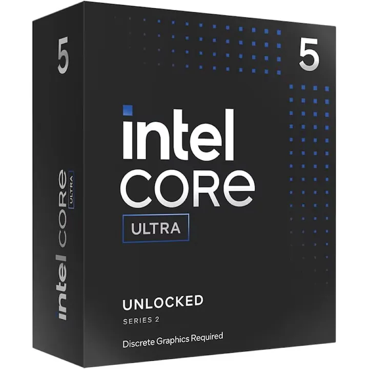 Procesor Intel Core Ultra 5 245KF, 14C 6P 8E, 4.20 - 5.20 GHz, 24 MB cache, 125 W, 13 TOPS, Box