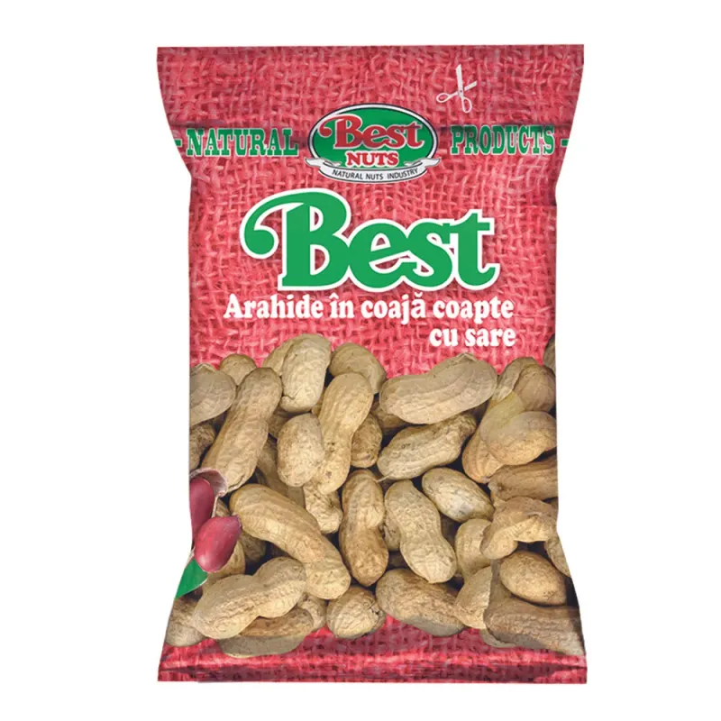Arahide in coaja cu sare Best, 250 g