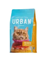 Hrana uscata pentru pisici adulte Urban, pui si orez, 1.5 kg