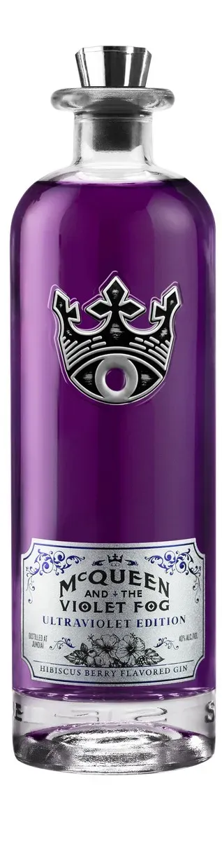 Gin McQueen And The Violet Fog Ultraviolet, alcool 40%, 0.7 l