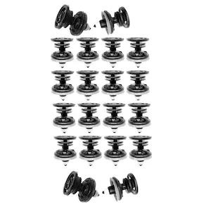 Set 20 clipsuri Ventoo®, cleme pentru fixare portiera VAG, Passat, Golf, Touareg, Polo, Audi, Seat, 7L6868243, 8679426, negru