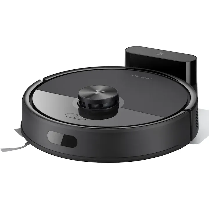 Robot de aspirare Roborock Q7 TF B, aspirator cu mop, 10.000 Pa, baterie 5.200 mAh, autonomie 180 min, navigatie LiDAR, recipient praf 470 ml, negru onix