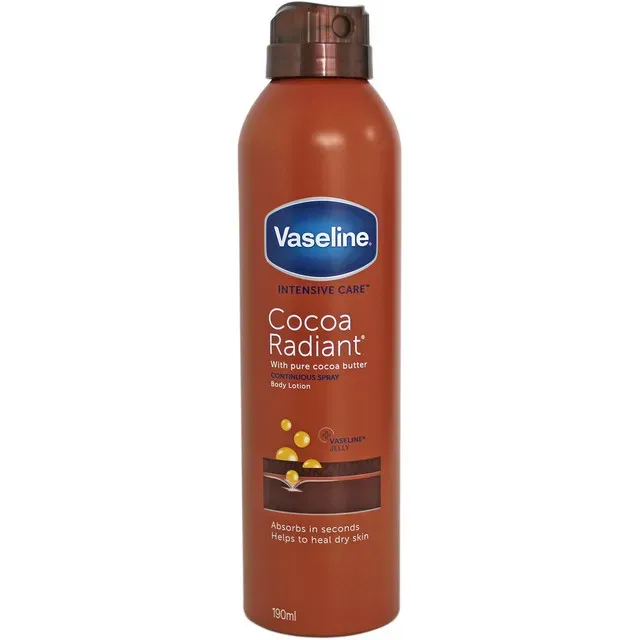 Lotiune spray pentru corp Vaseline Cacao, 190 ml