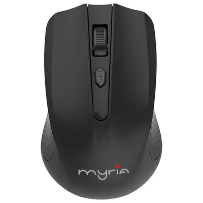 Mouse Wireless MYRIA MY8507, 1600 dpi, negru