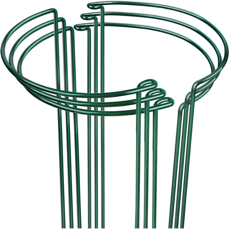 Suporturi plante, Supertina, set 6 buc, metal, 40x22cm, verde