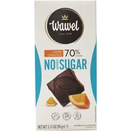 Ciocolata amaruie 70% cacao cu bucati de portocala 90g