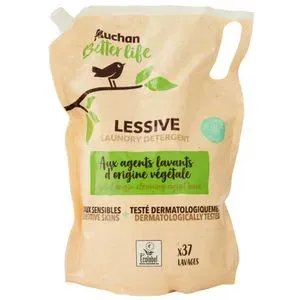 Detergent lichid de rufe aloe vera Auchan, 37 spalari, 2 l