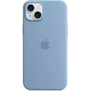 Husa telefon APPLE iPhone 15 Plus Silicone Case cu MagSafe - Winter Blue, MT193ZM/A