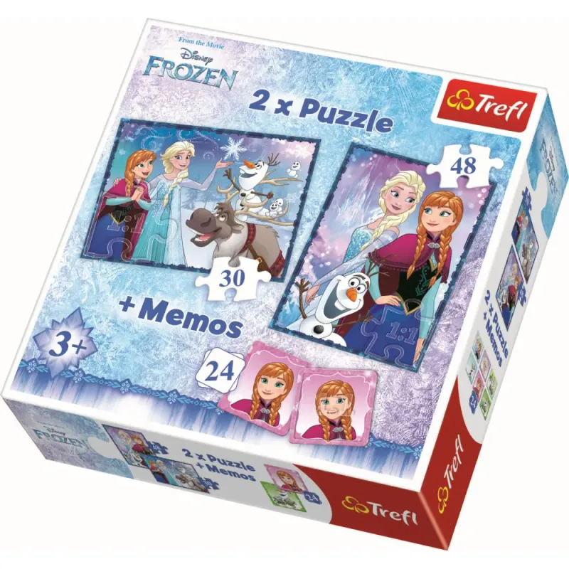 Puzzle 2in1 Trefl, cu Memo Mix, diverse modele