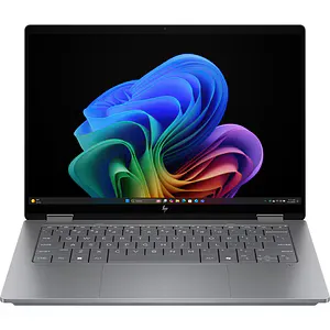 Laptop HP OmniBook X Flip Next Gen AI 14-fk0006nn, AMD Ryzen AI 7 350 pana la 5GHz, 14" 2K Touch, 16GB, SSD, 1TB, AMD Radeon 860M, Windows 11 Home, gri
