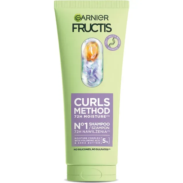 Sampon Garnier Fructis Curls Method, pentru parul ondulat, 200 ml