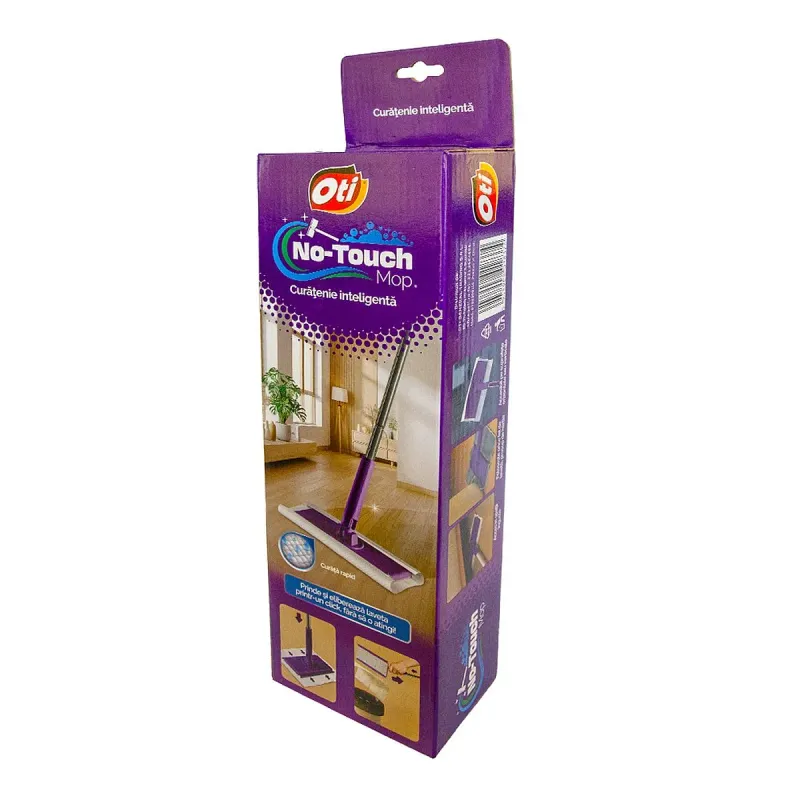 Set curatenie Oti No Touch, 1 mop, 5 lavete umede si 5 lavete uscate