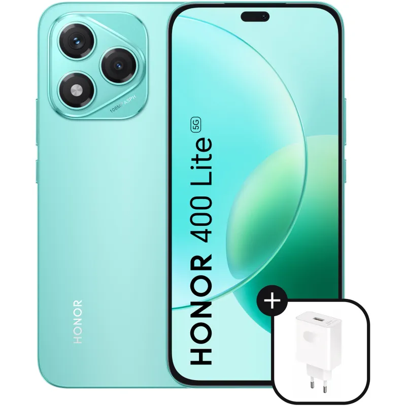 HONOR 400 Lite, Dual SIM, 8GB RAM, 256GB, Marrs Green - Incarcator HONOR SuperCharge (Max 66W) inclus