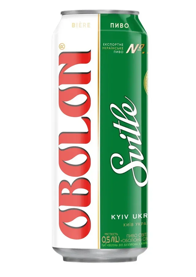 Bere blonda Obolon Svitle, doza, 0.5 l