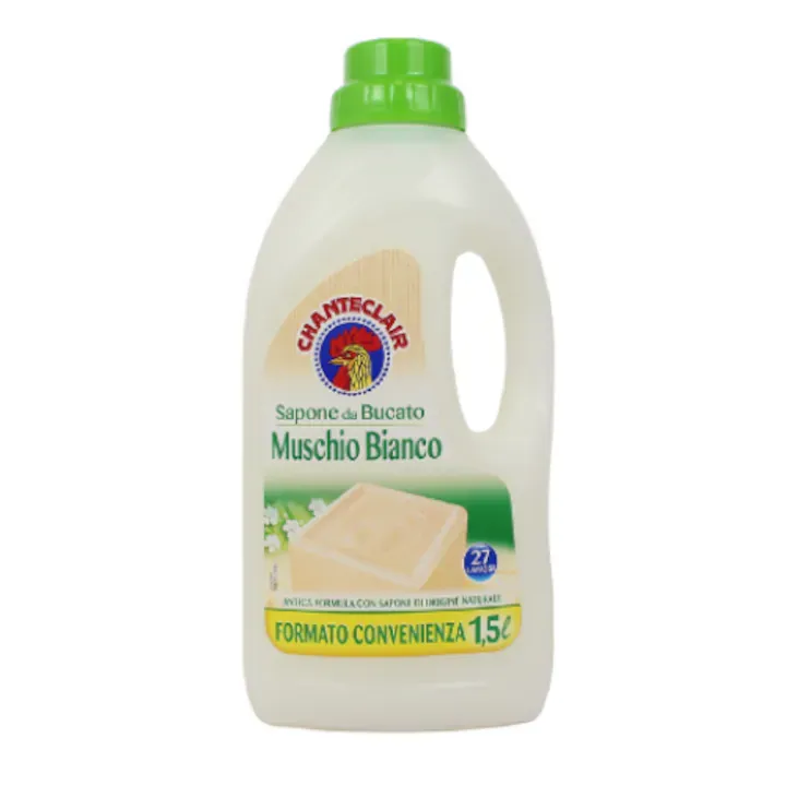 Chanteclair Detergent Lichid Musc Alb, 1.5 L