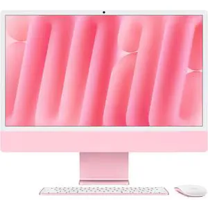 Sistem PC All in One APPLE iMac (2024) mwv53ro/a, Apple M4, 24" Retina 4.5K, 16GB, SSD 512GB, 10-core GPU, macOS Sequoia, Pink, Tastatura layout RO