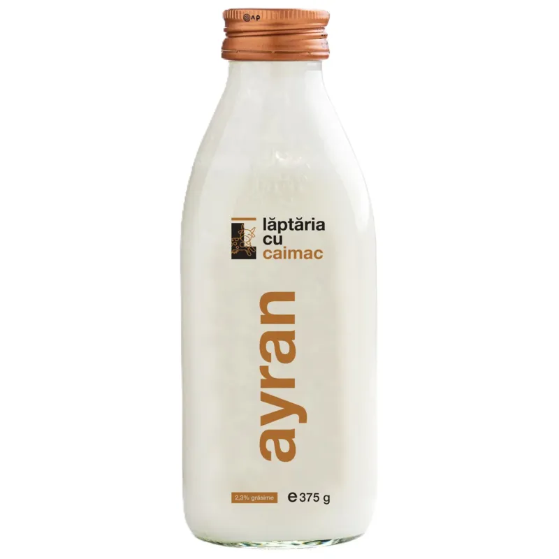 Ayran Laptaria cu caimac, 2.3% grasime, 375 g