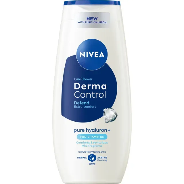 Gel de dus Nivea Derma Control Defend, 500 ml