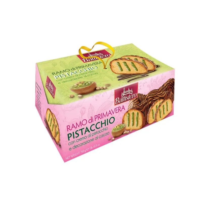Prajitura cu fistic Battistero Rami di Primavera, 750 g