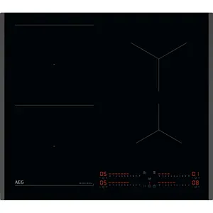 Plita incorporabila AEG TI64IB10FB, Inductie, 4 arzatoare, Touch Control, negru