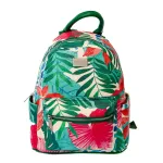 Rucsac de dama Ella Icon Leaf, piele ecologica, 32x27x13 cm, Multicolor