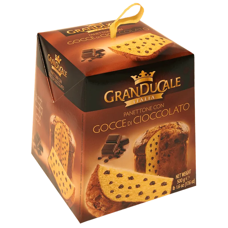 Panettone Granducale cu fulgi de ciocolata 500 g