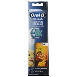 Rezerve periuta de dinti electrica pentru copii Pro Kids Lion King, 4 buc