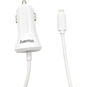 Incarcator auto HAMA 210503, Lightning, alb