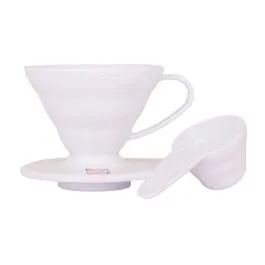 Hario dripper V60 VD-01W palnie plastic alba marimea 01