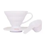 Hario dripper V60 VD-01W palnie plastic alba marimea 01