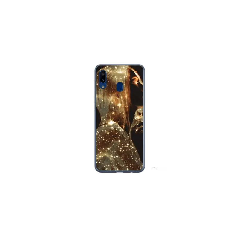 Husa personalizata HQ Print 360 de grad pentru Huawei Y7 (2019), model Golden Girl, multicolor, S1D1M0350
