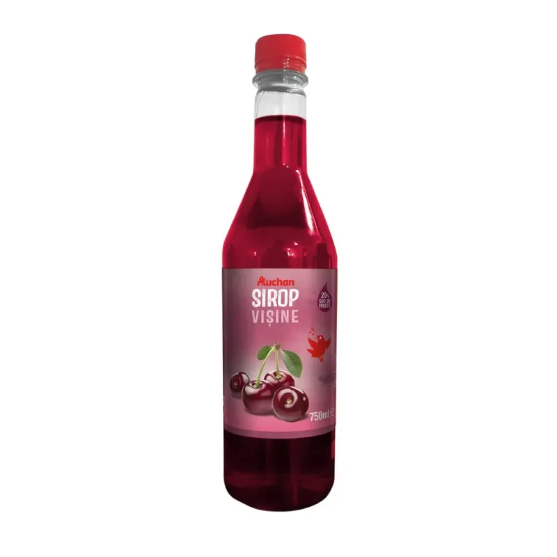 Sirop de visine Auchan, 0.75 l