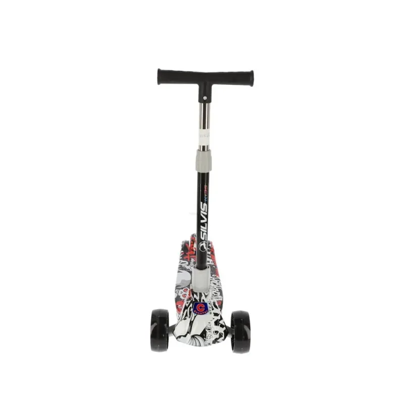 Trotineta cu 3 roti Silvis Teens pentru copii, 85 cm, albastru